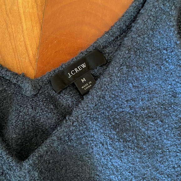 Jcrew Collared cotton-blend bouclé cardigan sweater and cropped sweater tank MED - Picture 6 of 10